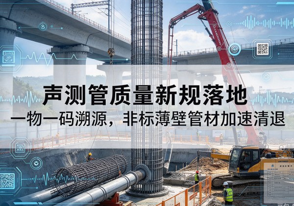 曲麻莱声测管质量新规落地，一物一码溯源，非标薄壁管材加速清退