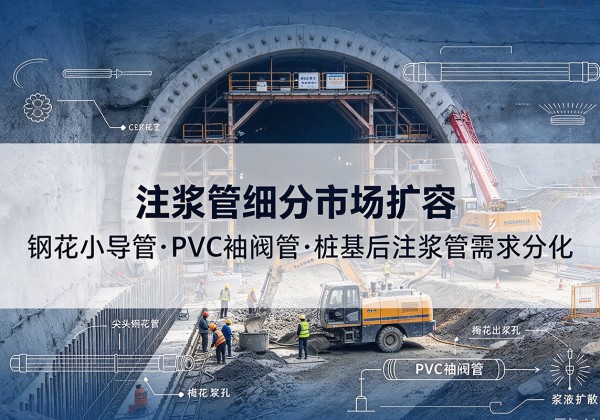 曲麻莱注浆管细分市场扩容，隧道钢花小导管、PVC 袖阀管、桩基后注浆管需求分化